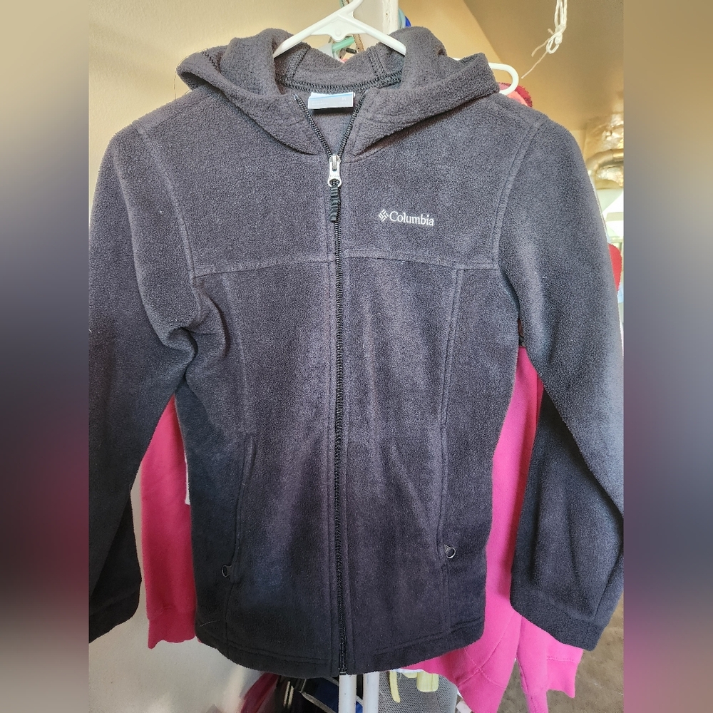 Columbia Kids' Charcoal Full-Zip Hoodie